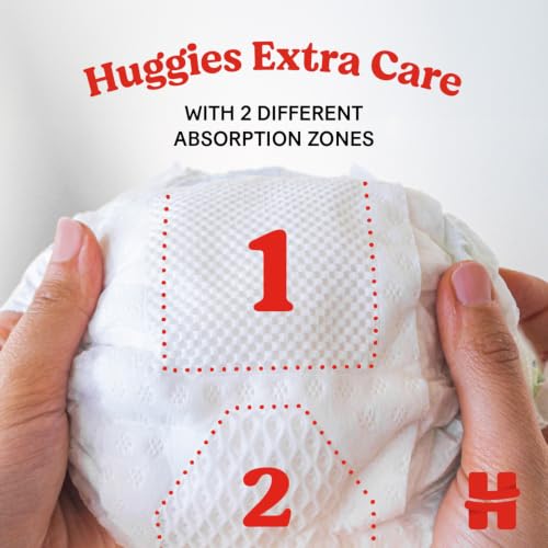 Huggies Extra Care – zbliżenie wnętrza pieluchy