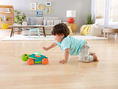 FISHER-PRICE GXK35 interaktywny żółw j.niemiecki, zielona zabawka dla dziecka 9 m+