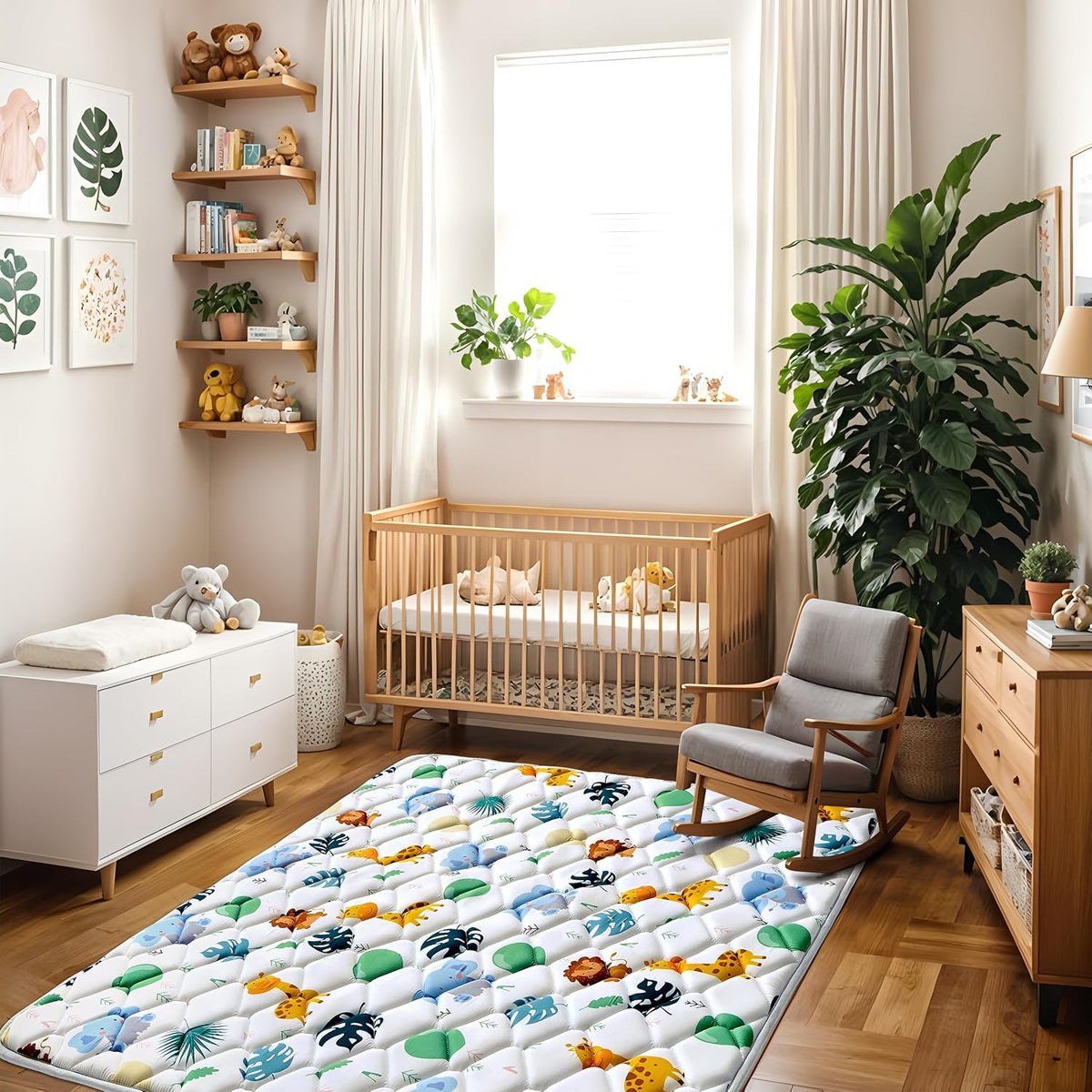 LEGE MÅTTE til babyer med skridsikker underside 180x150