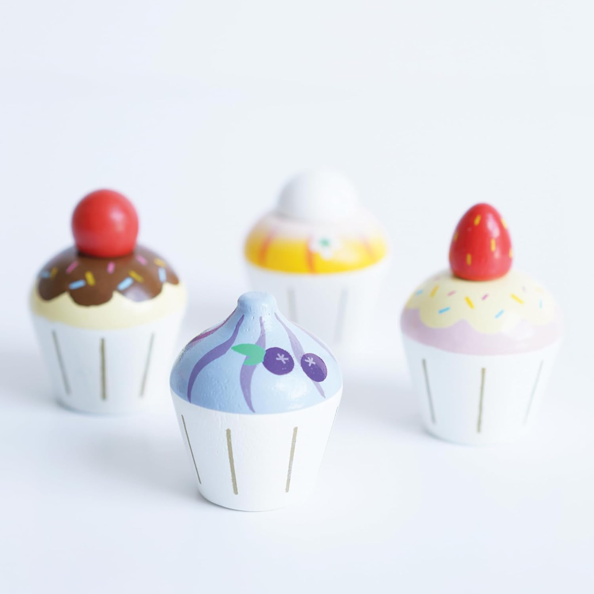 LE TOY VAN cupcake in legno 4 pezzi