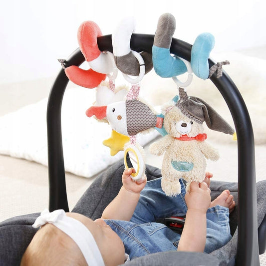FEHN Bruno Bear toy hanger for stroller, bouncer, or car seat