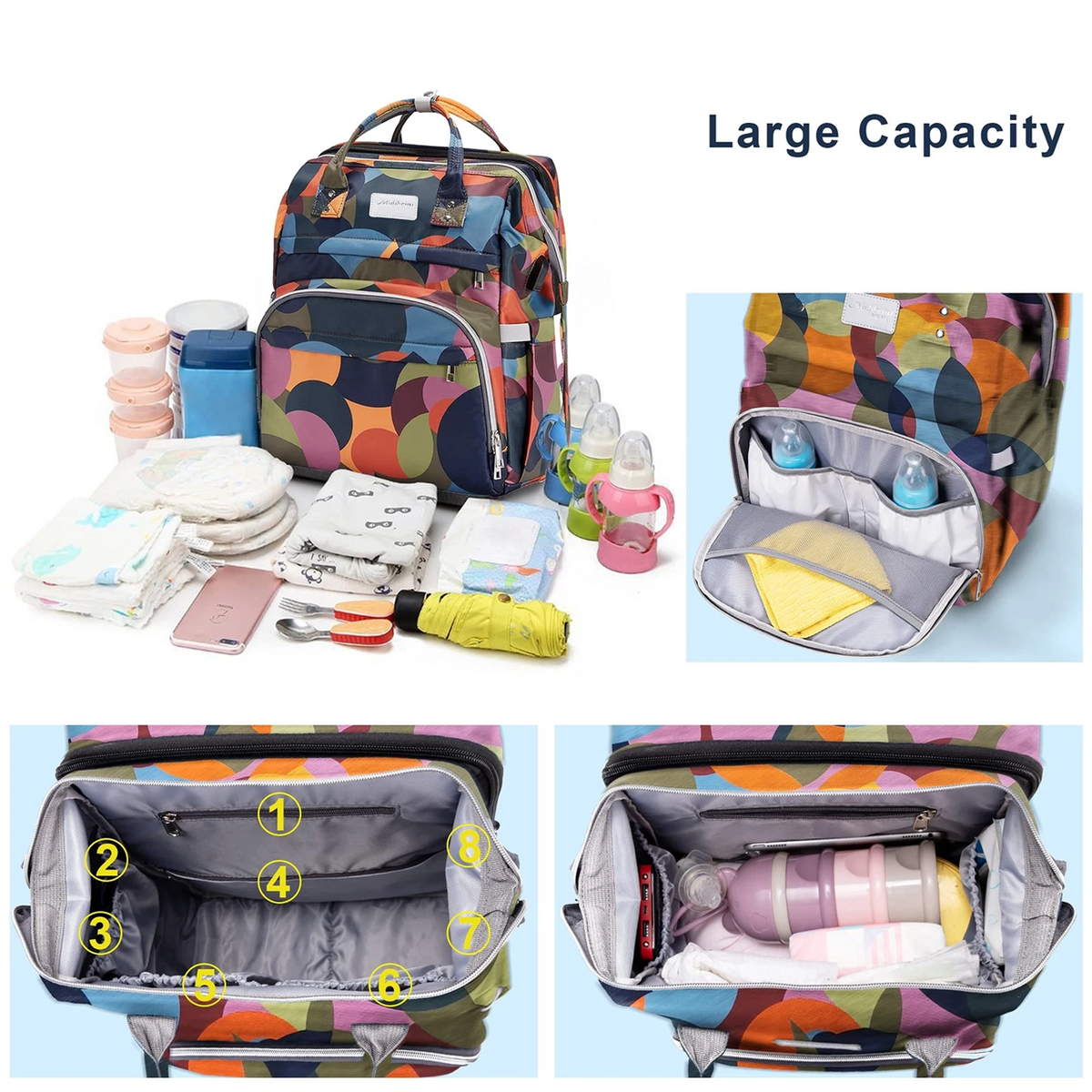 SNDMOR accessory backpack with possible replacement pack. Expandable travel-sized Ĺ'ook