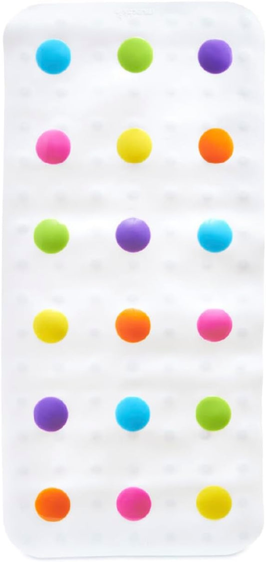 MUNCHKIN Dots kauczukowa mata antypoślizgowa do kąpieli 36 x 77 cm