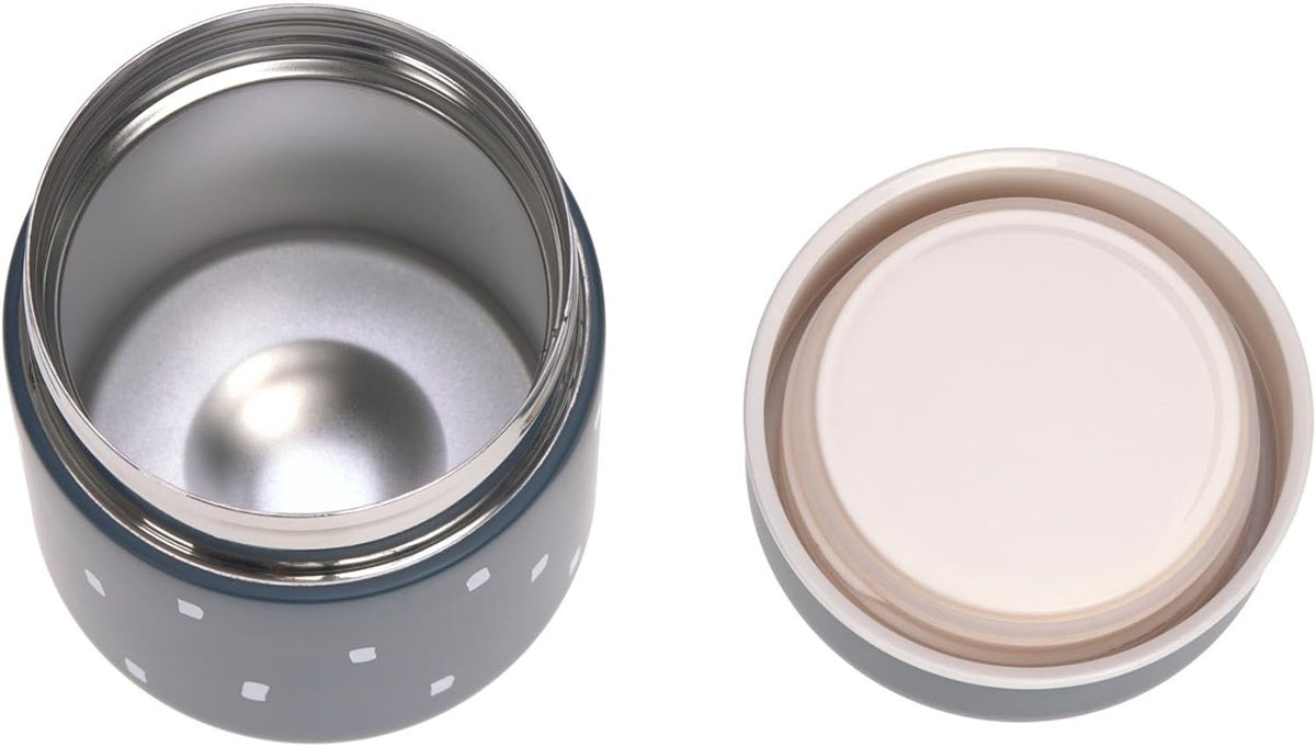 LÄSSIG Food Jar Happy Prints ROZSDAMENTES ACÉL ÉTELTÁROLÓ TERMOSZ 350 ml