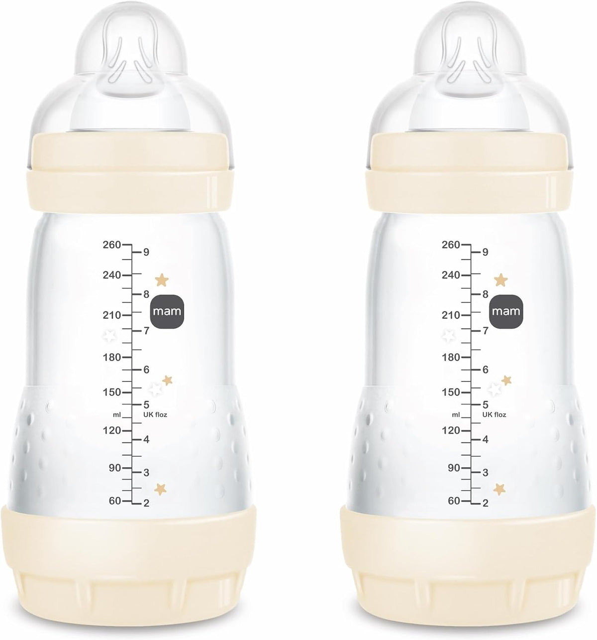 MAM Easy Start antikolikflaska 260ml 2 mån+ x2