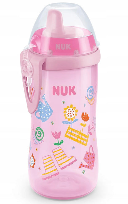 NUK Kiddy Cup BOTTIGLIA con clip 300 ml