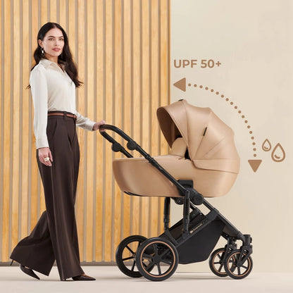 KINDERKRAFT PRIME2 PRO 3 az 1-ben multifunkciós babakocsi 22kg-ig + MINK PRO autósülés