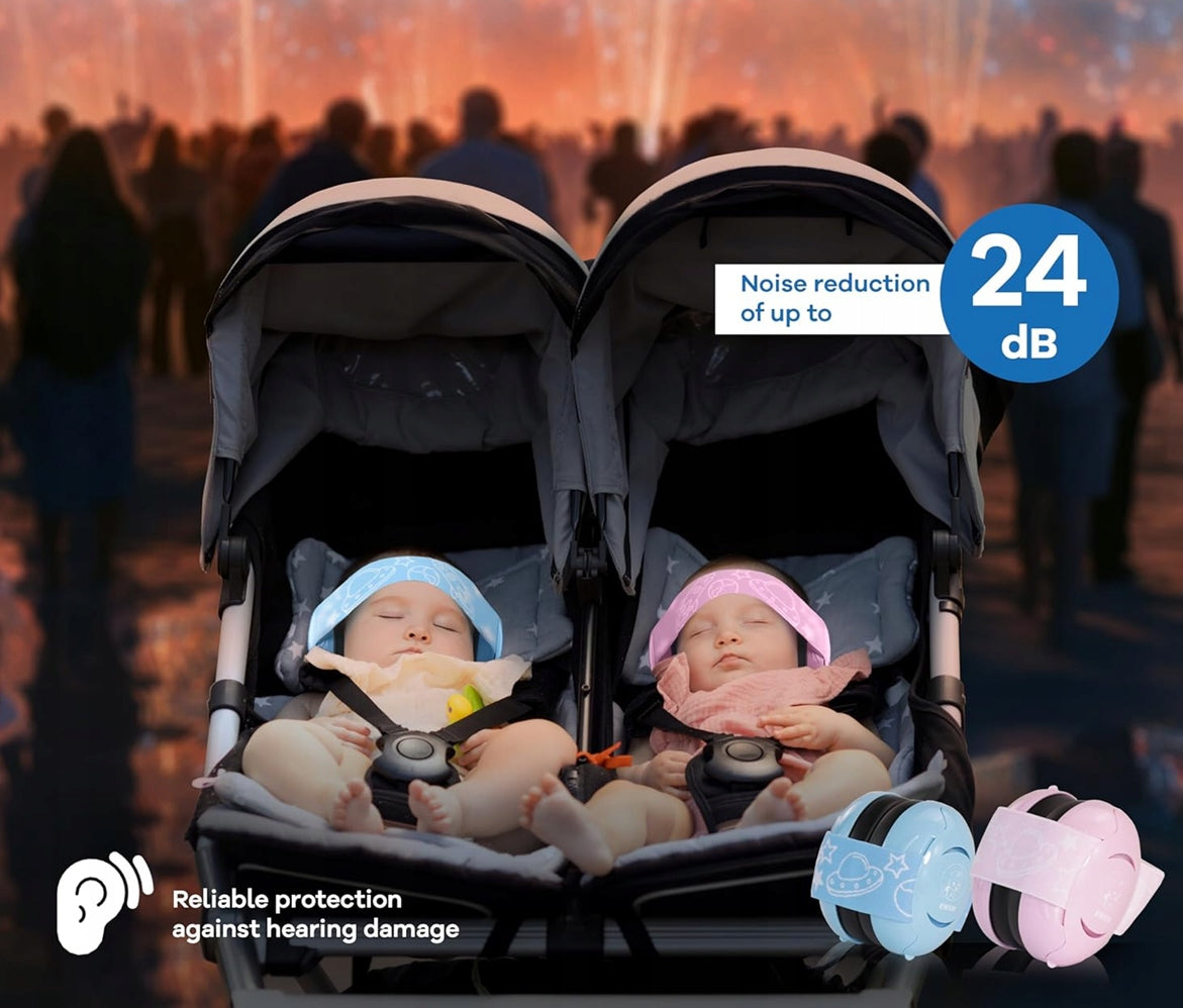 KWKW casque antibruit 12m+, 24db + étui