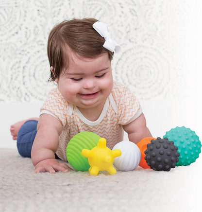 INFANTINO Senso Balls, Blocks & Buddies jouets en silicone 20 pièces