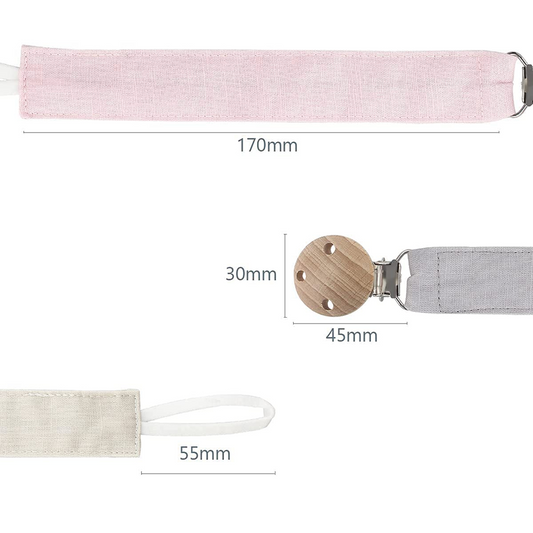 RUBYdummy chain 3 piecesage 0 +colours beige, pink, greydimensions shown in one of the photosmaterials cotton