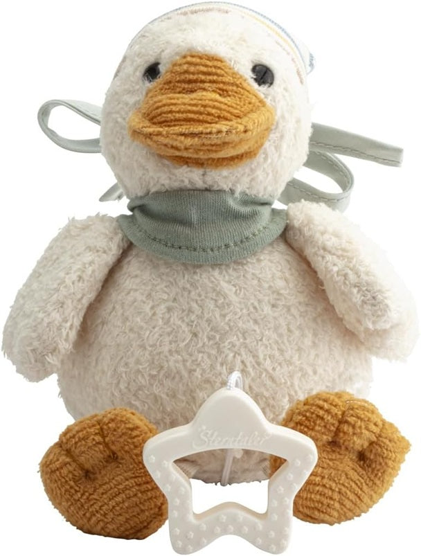 STERNTALER knuffel met muziekdoosje "Brahms' Wiegenlied" eend EDDA LOU