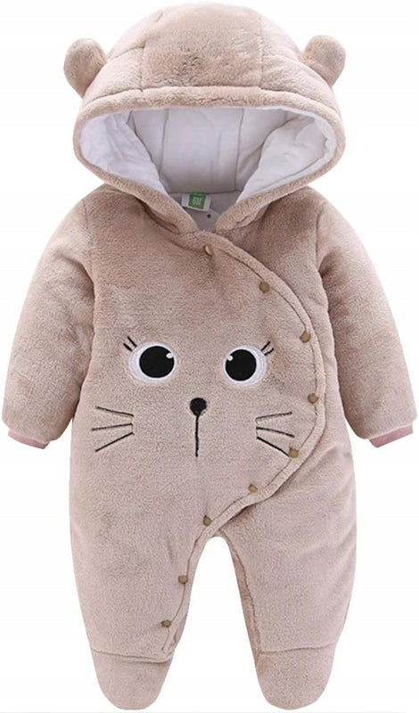 JIAMY Winteroverall mit Kapuze 6-9 M 56 cm KATZE