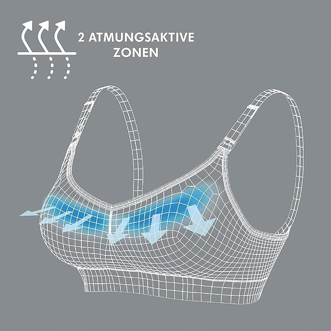 MEDELA KEEP COOL ULTRA reggiseno per allattamento senza cuciture L