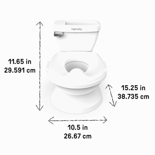Ingenuity My Size Potty Pro бяло гърне със звук