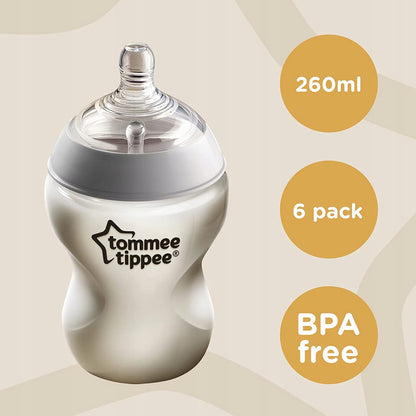 TOMMEE TIPPEE Set met 6 flessen 260ml ANTI-KOLIEK