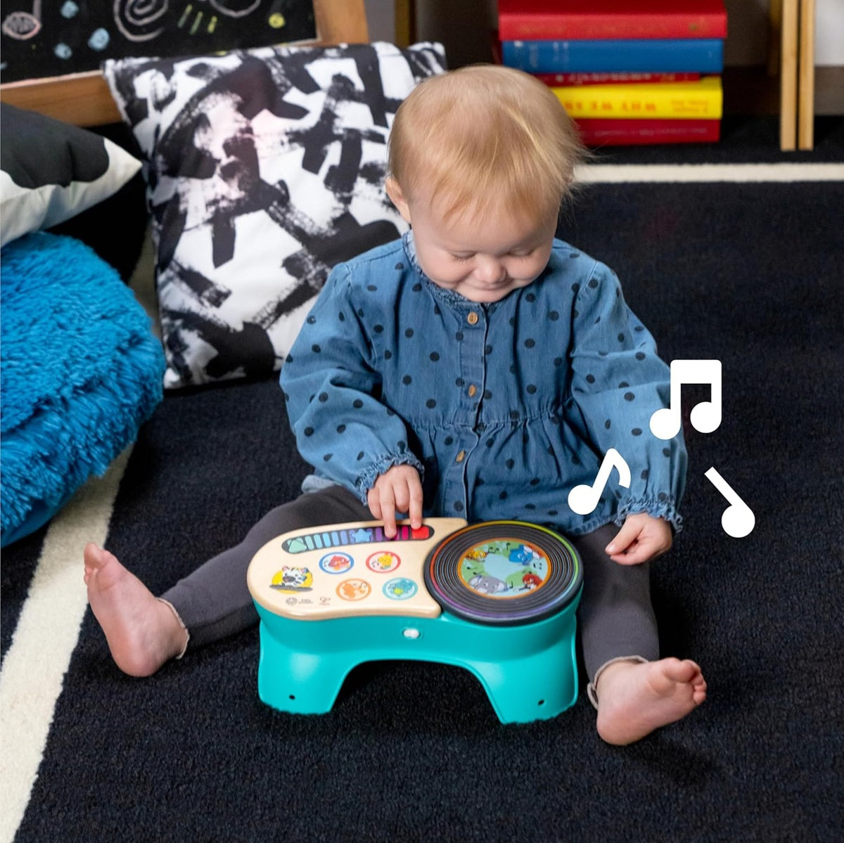 BABY EINSTEIN DJ Discovery houten touch console 50 melodieën en geluiden