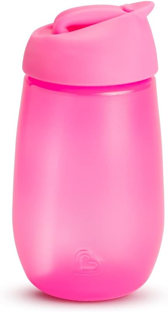 MUNCHKIN Simple Clean lækagesikkert drikkekrus med sugerør  12 m+ 296 ml