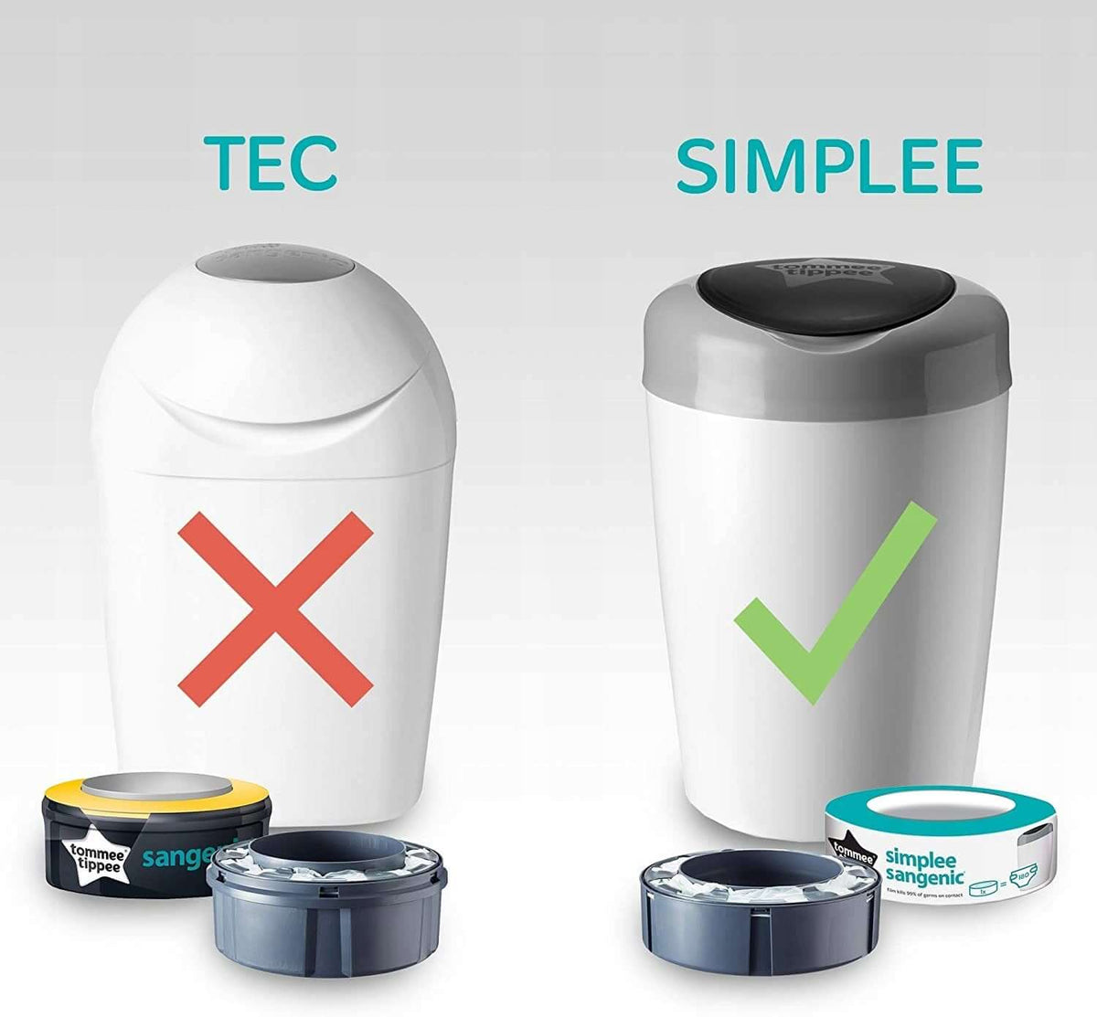 TOMMEE TIPPEE wkład SIMPLEE SANGENIC x6 – zdjęcie produktu 3