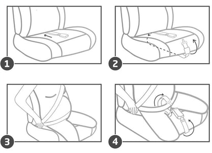 EZOULUOBA adaptateur de ceinture de sécurité pour femmes enceintes et personnes ayant subi une opération