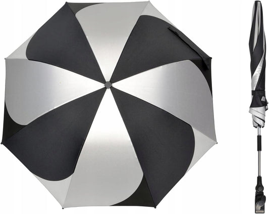 ZJ RIGHTprotective umbrella for pushchaircolour black and silverdiameter 74 cmheight 73 cmweight 500