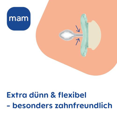 MAM Supreme Night silikonnapp 0-6m x2 LYSER I MÖRKRET
