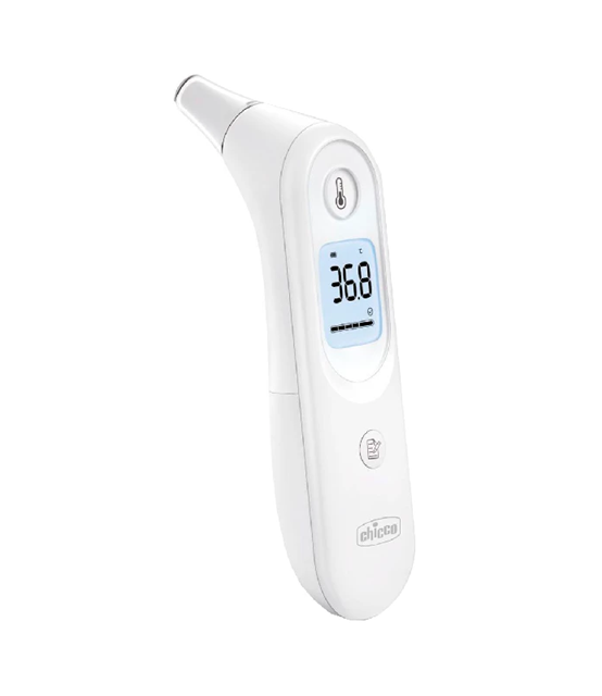 CHICCO YHT101 termómetro de ouvido sem contacto com ecrã LCD + estojo