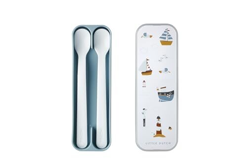 Mepal Mio Sailors Bay cucharas de alimentación con diseño marinero