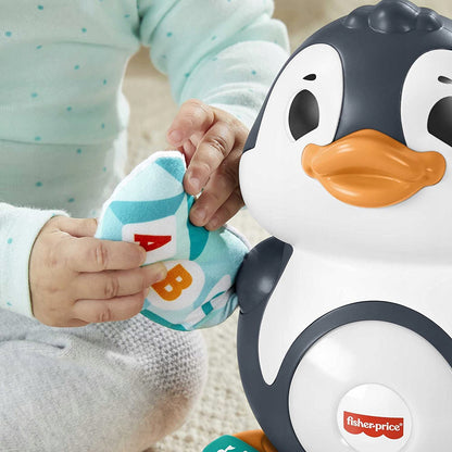 FISHER-PRICE interaktywny PINGWIN j. francuski, edukacyjna zabawka sensoryczna dla niemowląt