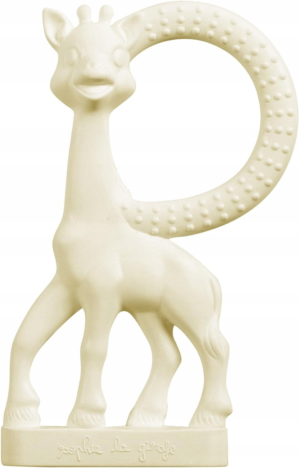 Girafa Sophie set inel dentiție natural SO PURE 18CM + mai mic