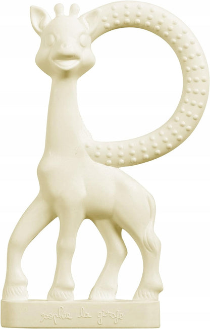 Girafa Sophie set inel dentiție natural SO PURE 18CM + mai mic