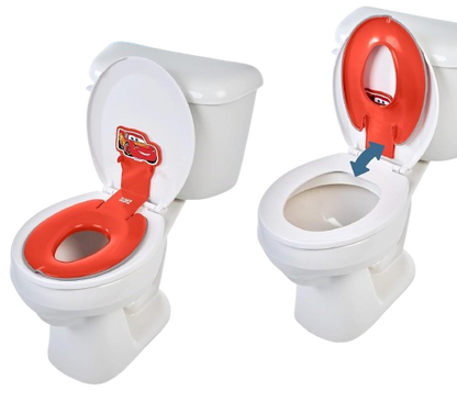 DISNEY Flip & Sit nastavek za straniščno školjko 18 m+ 23 kg STRELA McQUEEN