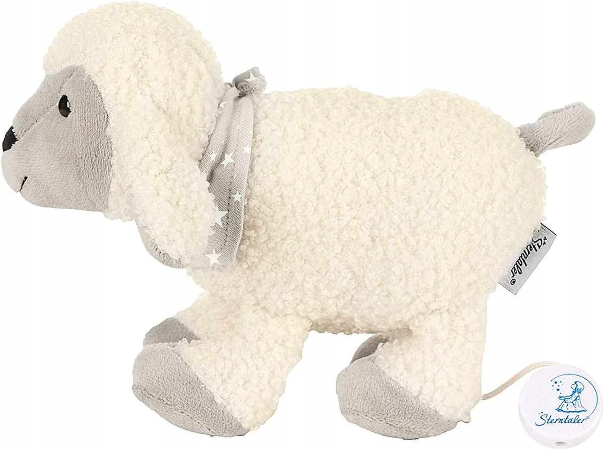 STERNTALER owca z pozytywką 18 x 15 cm "N przytulanka z pozytywką, 100% poliester, dla dzieci 0+