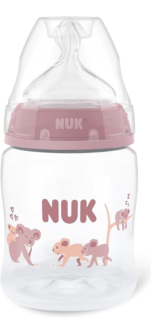 NUK First Choice μπιμπερό 150 ml θηλή S αργής ροής 0+ KOALA
