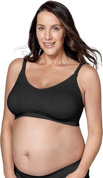 MEDELA KEEP COOL ULTRA biustonosz do karmienia bezszwowy M czarny, oddychający i wygodny