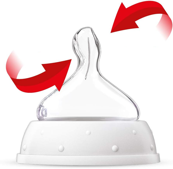 NUK First Choice σετ 4x μπουκάλι 150/300 ml θηλές S/M 0-3 μηνών+ ΦΑΛΑΙΝΑ
