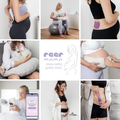Reer MAMA – grafika z przykładami noszenia pasa