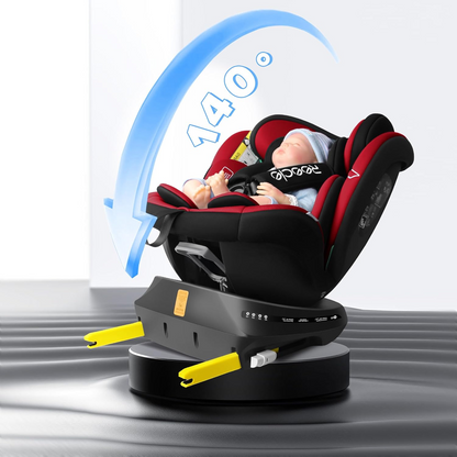 REECLE i-Size seggiolino auto girevole a 360° 0-12 anni 40-150cm