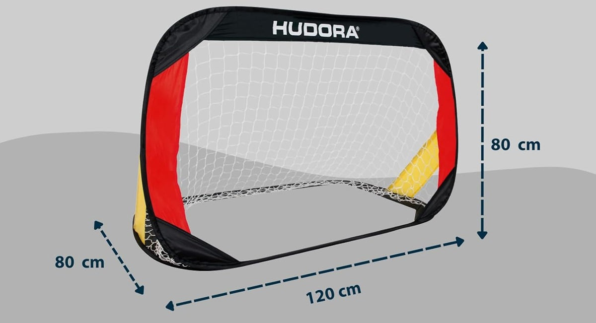 HUDORA Pop-Up футболни врати 120x80x80 cm 2 броя + калъф