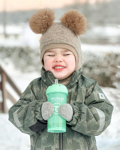 TWISTSHAKE Straw Cup nevytekajúci pohár so slamkou 360 ml 6 m+