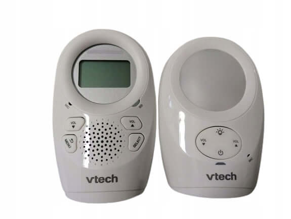 VTECH BM1211 cyfrowa niania elektroniczna DECT, biały zestaw z jednostką dziecka i rodzica