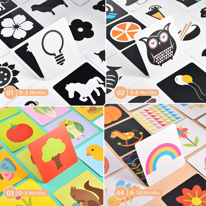 OALYIPcontrast cardsage 0-12 mmulticoloureddimensions 14.5 x 14.5 cmmaterial paperBPA-freeNew conditionDamaged