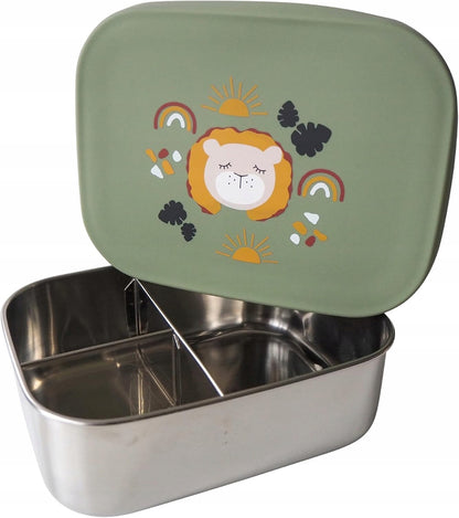 KIKADU cutie de prânz din oțel inoxidabil 900 ml LEU