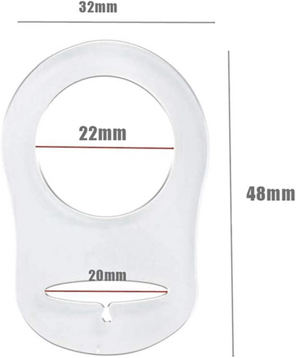 VOARGE manici in silicone per catenelle porta succhietto 12 pezzi