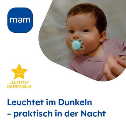 MAM Supreme Night silikonnapp 0-6m