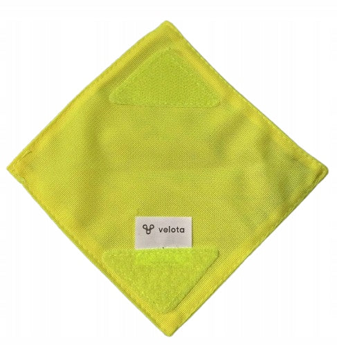 VELOTA benzi reflectorizante cu arici pentru cărucior 12 x 12 cm 4 bucăți DINOZAUR