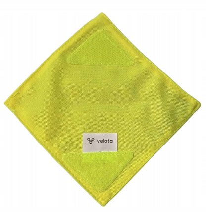 VELOTA benzi reflectorizante cu arici pentru cărucior 12 x 12 cm 4 bucăți DINOZAUR