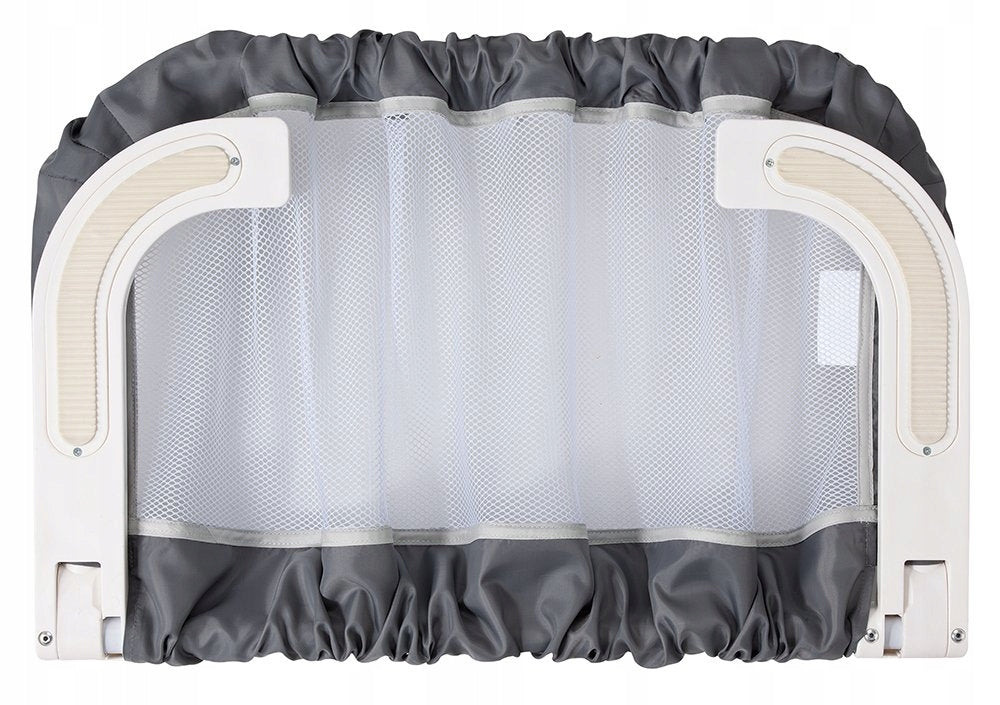 Safety 1st złożona szara barierka widok konstrukcji