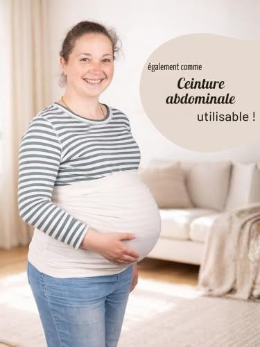 Hoppediz Baby Bonding Top – grafika z topem noszonym w ciąży