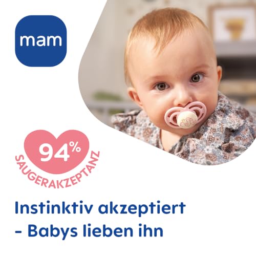 MAM Perfect πιπίλα σιλικόνης 16m+ x2