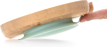 LASSIG prato de bambu com ventosa 10 x 18,5 cm CÃO